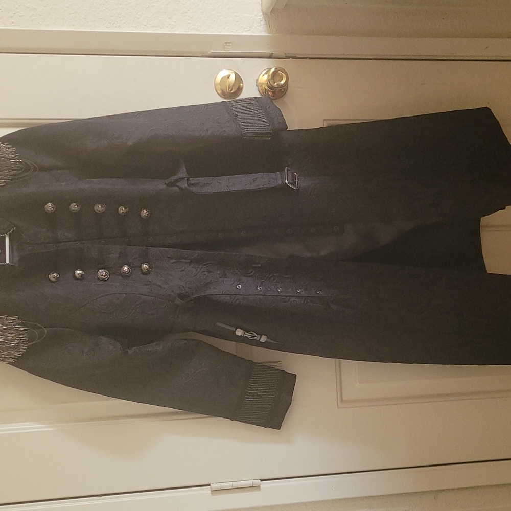 Black military jacket
